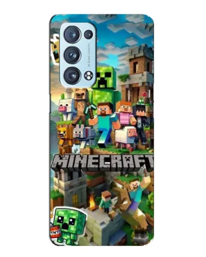 Чехол для OPPO Reno6 Pro Plus 5G с картинкой «Замок Minecraft» Чехол для OPPO Reno6 Pro Plus 5G с картинкой «Замок Minecraft»