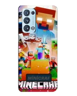 Чохол для OPPO Reno6 Pro Plus 5G з картинкою «Minecraft герої гри» Чохол для OPPO Reno6 Pro Plus 5G з картинкою «Minecraft герої гри»