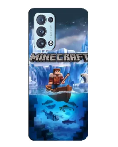 Чехол для OPPO Reno6 Pro Plus 5G с картинкой «Minecraft ледяной мир» Чехол для OPPO Reno6 Pro Plus 5G с картинкой «Minecraft ледяной мир»