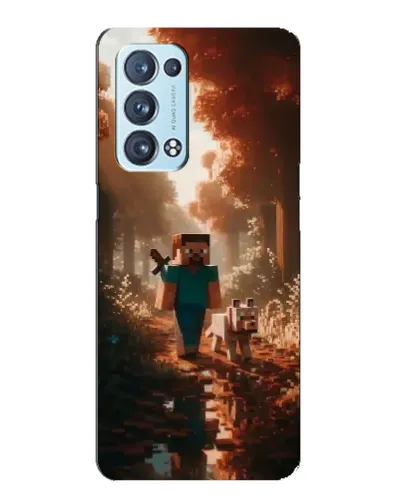 Чехол для OPPO Reno6 Pro Plus 5G с картинкой «Стив в лесу» Чехол для OPPO Reno6 Pro Plus 5G с картинкой «Стив в лесу»