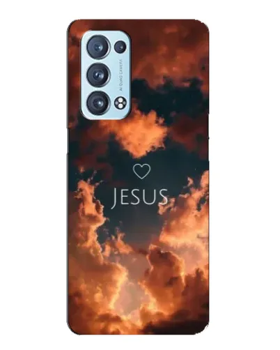 Чехол для OPPO Reno6 Pro Plus 5G с картинкой «Сияние Имени Jesus»