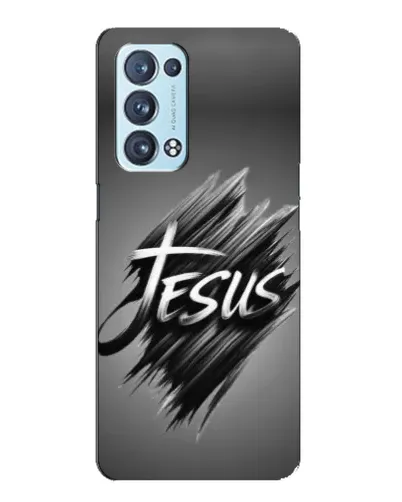 Чехол для OPPO Reno6 Pro Plus 5G с картинкой «Надпись Jesus Graffiti»