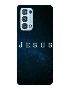 Чехол для OPPO Reno6 Pro Plus 5G с картинкой «Звездное небо Jesus»