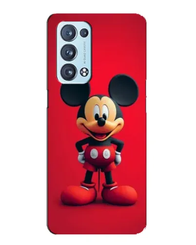 Чехол для OPPO Reno6 Pro Plus 5G с картинкой «Mickey в полный рост»