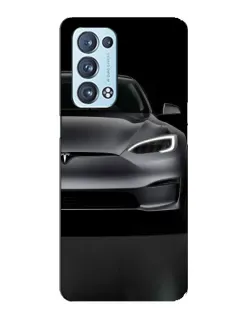 Чехол для OPPO Reno6 Pro Plus 5G с картинкой «Tesla Model S Look» Чехол для OPPO Reno6 Pro Plus 5G с картинкой «Tesla Model S Look»