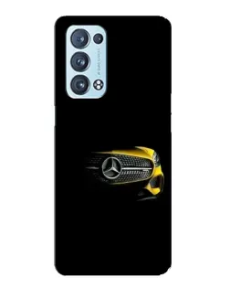 Чехол для OPPO Reno6 Pro Plus 5G с картинкой «Mercedes — ретро стиль»