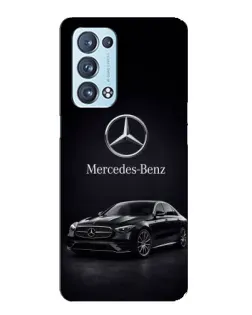 Чехол для OPPO Reno6 Pro Plus 5G с картинкой «Mercedes — решетка радиатора»