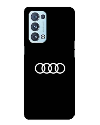Чехол для OPPO Reno6 Pro Plus 5G с картинкой «Audi White Logo» Чехол для OPPO Reno6 Pro Plus 5G с картинкой «Audi White Logo»