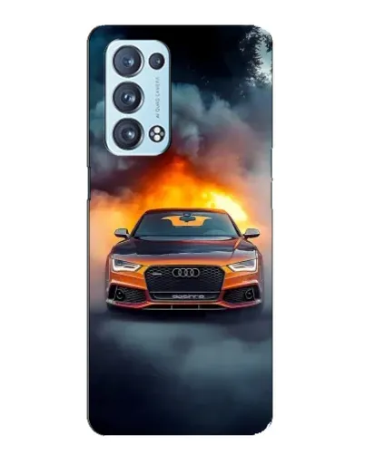 Чехол для OPPO Reno6 Pro Plus 5G с картинкой «Audi в огненном дыму» Чехол для OPPO Reno6 Pro Plus 5G с картинкой «Audi в огненном дыму»