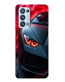 Чехол для OPPO Reno6 Pro Plus 5G с картинкой «Lamborghini красное сияние» Чехол для OPPO Reno6 Pro Plus 5G с картинкой «Lamborghini красное сияние»