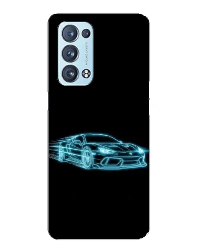 Чехол для OPPO Reno6 Pro Plus 5G с картинкой «Неоновый контур Lamborghini» Чехол для OPPO Reno6 Pro Plus 5G с картинкой «Неоновый контур Lamborghini»