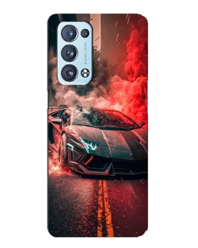 Чехол для OPPO Reno6 Pro Plus 5G с картинкой «Lamborghini красный дым» Чехол для OPPO Reno6 Pro Plus 5G с картинкой «Lamborghini красный дым»