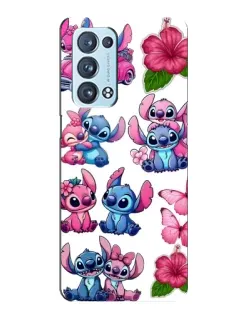Чохол для OPPO Reno6 Pro Plus 5G з картинкою «Стікери Stitch та Angel»