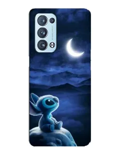 Чохол для OPPO Reno6 Pro Plus 5G з картинкою «Місячна ніч Стіча»
