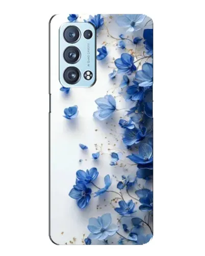 Чехол для OPPO Reno6 Pro Plus 5G с картинкой «Голубой цветочный каскад» Чехол для OPPO Reno6 Pro Plus 5G с картинкой «Голубой цветочный каскад»