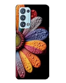Чехол для OPPO Reno6 Pro Plus 5G с картинкой «Радужный цветок» Чехол для OPPO Reno6 Pro Plus 5G с картинкой «Радужный цветок»