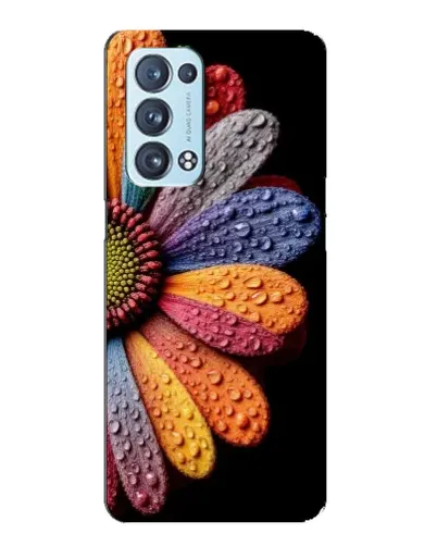 Чехол для OPPO Reno6 Pro Plus 5G с картинкой «Радужный цветок» Чехол для OPPO Reno6 Pro Plus 5G с картинкой «Радужный цветок»