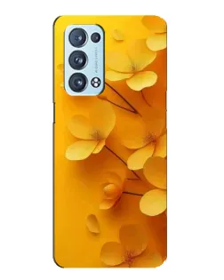 Чехол для OPPO Reno6 Pro Plus 5G с картинкой «Золотые лепестки» Чехол для OPPO Reno6 Pro Plus 5G с картинкой «Золотые лепестки»