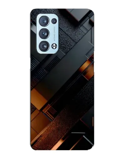 Чехол для OPPO Reno6 Pro Plus 5G с картинкой «Черные геометрические блоки» Чехол для OPPO Reno6 Pro Plus 5G с картинкой «Черные геометрические блоки»