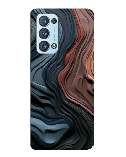 Чехол для OPPO Reno6 Pro Plus 5G с картинкой «Цветные волны каньона» Чехол для OPPO Reno6 Pro Plus 5G с картинкой «Цветные волны каньона»