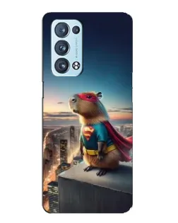 Чехол для OPPO Reno6 Pro Plus 5G с картинкой «Капи-мен супергерой»