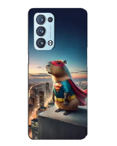 Чехол для OPPO Reno6 Pro Plus 5G с картинкой «Капи-мен супергерой»