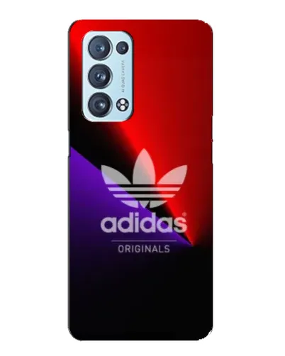 Чехол для OPPO Reno6 Pro 5G с картинкой «Adidas Red Neon»