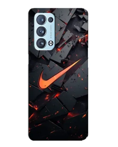 Чехол для OPPO Reno6 Pro 5G с картинкой «Nike — эффект разломов» Чехол для OPPO Reno6 Pro 5G с картинкой «Nike — эффект разломов»