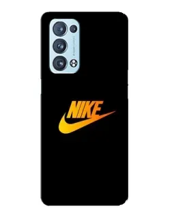 Чехол для OPPO Reno6 Pro 5G с картинкой «Золотой логотип Nike» Чехол для OPPO Reno6 Pro 5G с картинкой «Золотой логотип Nike»
