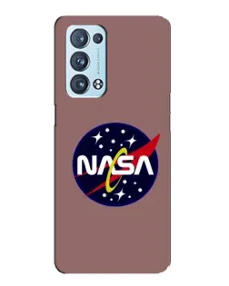 Чехол для OPPO Reno6 Pro 5G с картинкой «NASA — ретро космос»