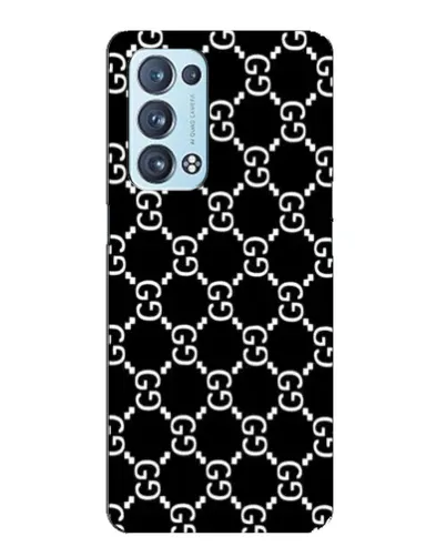 Чехол для OPPO Reno6 Pro 5G с картинкой «Gucci — сетчатый паттерн»