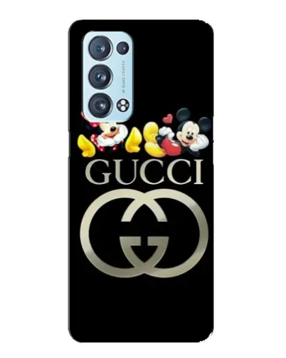 Чехол для OPPO Reno6 Pro 5G с картинкой «Gucci — герои Disney»