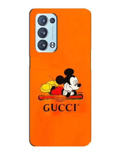 Чехол для OPPO Reno6 Pro 5G с картинкой «Микки Маус Gucci — оранж» Чехол для OPPO Reno6 Pro 5G с картинкой «Микки Маус Gucci — оранж»