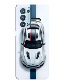 Чехол для OPPO Reno6 Pro 5G с картинкой «Вид сверху — BMW M» Чехол для OPPO Reno6 Pro 5G с картинкой «Вид сверху — BMW M»