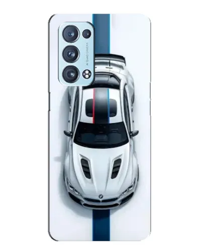 Чехол для OPPO Reno6 Pro 5G с картинкой «Вид сверху — BMW M»