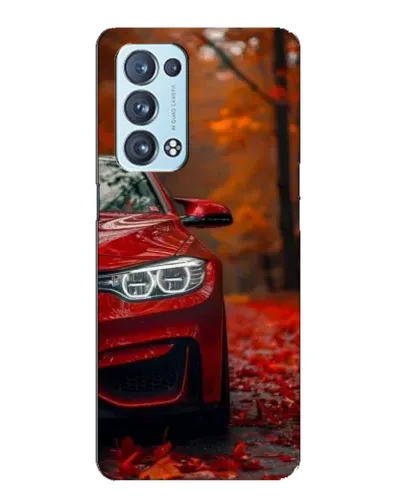 Чехол для OPPO Reno6 Pro 5G с картинкой «Осенняя BMW M4»