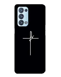 Чохол для OPPO Reno6 Pro 5G з картинкою «Тонкий хрест» Чохол для OPPO Reno6 Pro 5G з картинкою «Тонкий хрест»