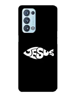Чохол для OPPO Reno6 Pro 5G з картинкою «Риба Jesus» Чохол для OPPO Reno6 Pro 5G з картинкою «Риба Jesus»