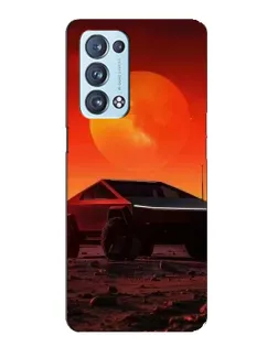 Чехол для OPPO Reno6 Pro 5G с картинкой «Cybertruck на Марсе» Чехол для OPPO Reno6 Pro 5G с картинкой «Cybertruck на Марсе»