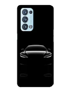 Чехол для OPPO Reno6 Pro 5G с картинкой «Силуэт Tesla Night» Чехол для OPPO Reno6 Pro 5G с картинкой «Силуэт Tesla Night»
