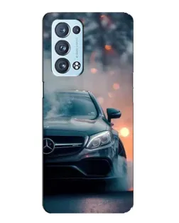 Чехол для OPPO Reno6 Pro 5G с картинкой «Mercedes — ночной город» Чехол для OPPO Reno6 Pro 5G с картинкой «Mercedes — ночной город»