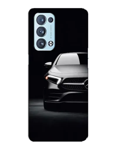 Чехол для OPPO Reno6 Pro 5G с картинкой «Свет фар Mercedes»