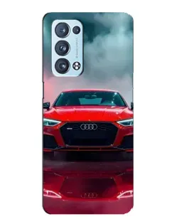 Чехол для OPPO Reno6 Pro 5G с картинкой «Audi RS — красный стиль» Чехол для OPPO Reno6 Pro 5G с картинкой «Audi RS — красный стиль»