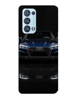 Чехол для OPPO Reno6 Pro 5G с картинкой «Audi — ночное отражение» Чехол для OPPO Reno6 Pro 5G с картинкой «Audi — ночное отражение»
