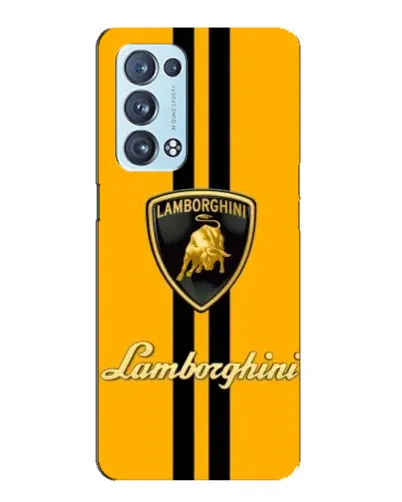 Чехол для OPPO Reno6 Pro 5G с картинкой «Lamborghini Stripe желтый» Чехол для OPPO Reno6 Pro 5G с картинкой «Lamborghini Stripe желтый»