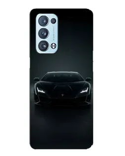 Чехол для OPPO Reno6 Pro 5G с картинкой «Черный Lamborghini Aventador» Чехол для OPPO Reno6 Pro 5G с картинкой «Черный Lamborghini Aventador»