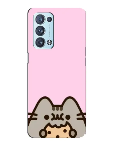 Чехол для OPPO Reno6 Pro 5G с картинкой «Pusheen и печенье» Чехол для OPPO Reno6 Pro 5G с картинкой «Pusheen и печенье»