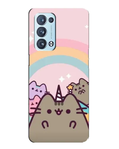 Чехол для OPPO Reno6 Pro 5G с картинкой «Единорог Pusheen» Чехол для OPPO Reno6 Pro 5G с картинкой «Единорог Pusheen»