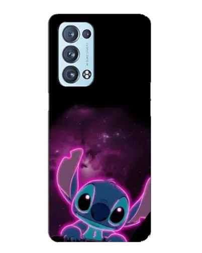 Чехол для OPPO Reno6 Pro 5G с картинкой «Неоновый Stitch»