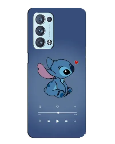 Чехол для OPPO Reno6 Pro 5G с картинкой «Музыкальный Stitch»